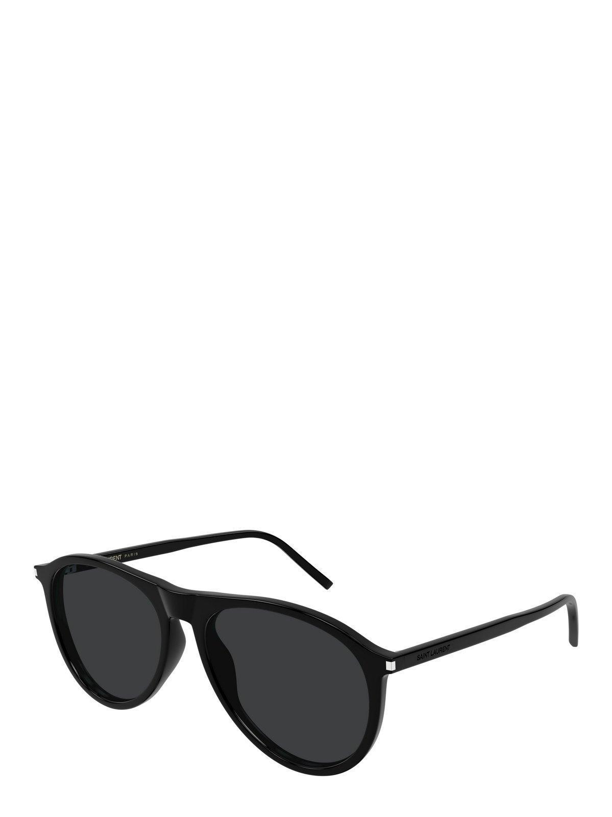 SAINT LAURENT Eyewear Rectangle In Black Product Image