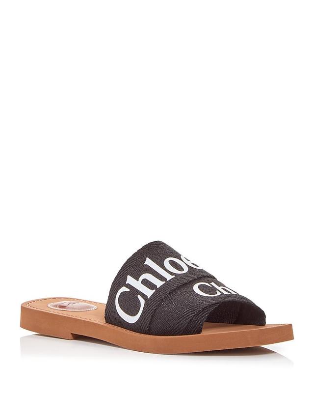 Womens Woody Logo Slide Sandals Product Image