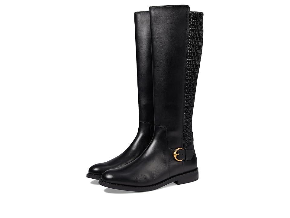 Cole Haan Clover Leather Stretch Tall Riding Boots Product Image