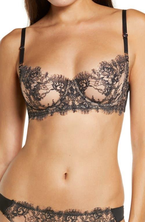 Skarlett Blue Entice Eyelash Lace Unlined Balconette Bra Product Image