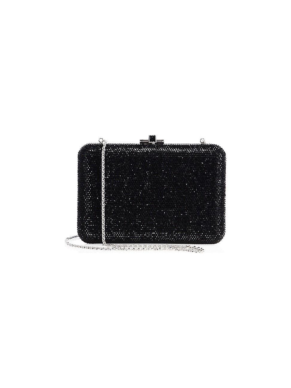 Womens Slim Slide Crystal Clutch Product Image