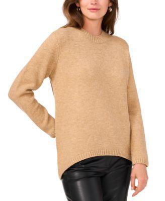 Women's Mock-Neck High-Low Sweater Product Image