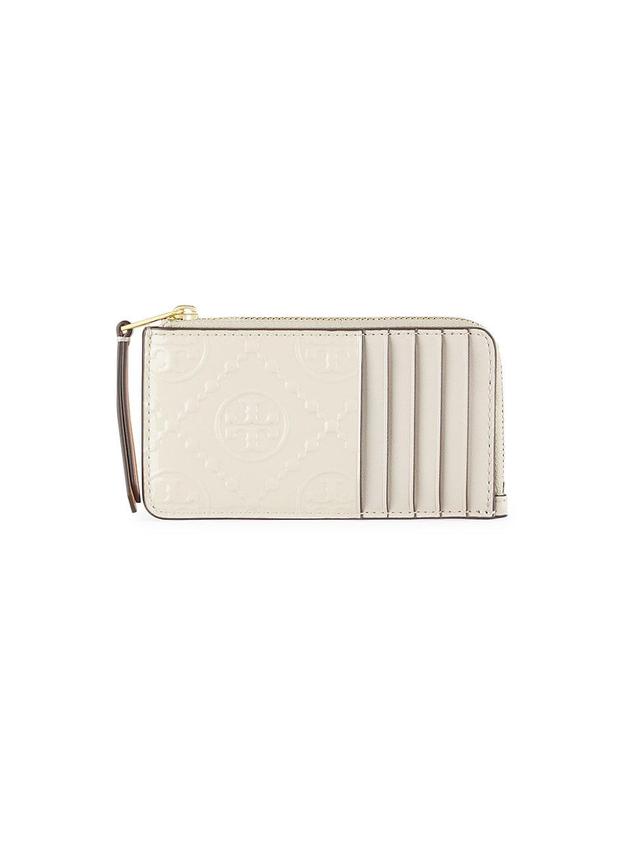 Womens T Monogram Patent Leather Card Case Product Image