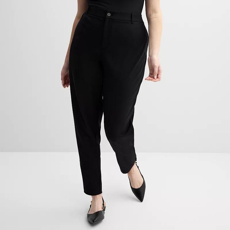 Plus Size Nine West Straight Ankle Pants, Womens Product Image