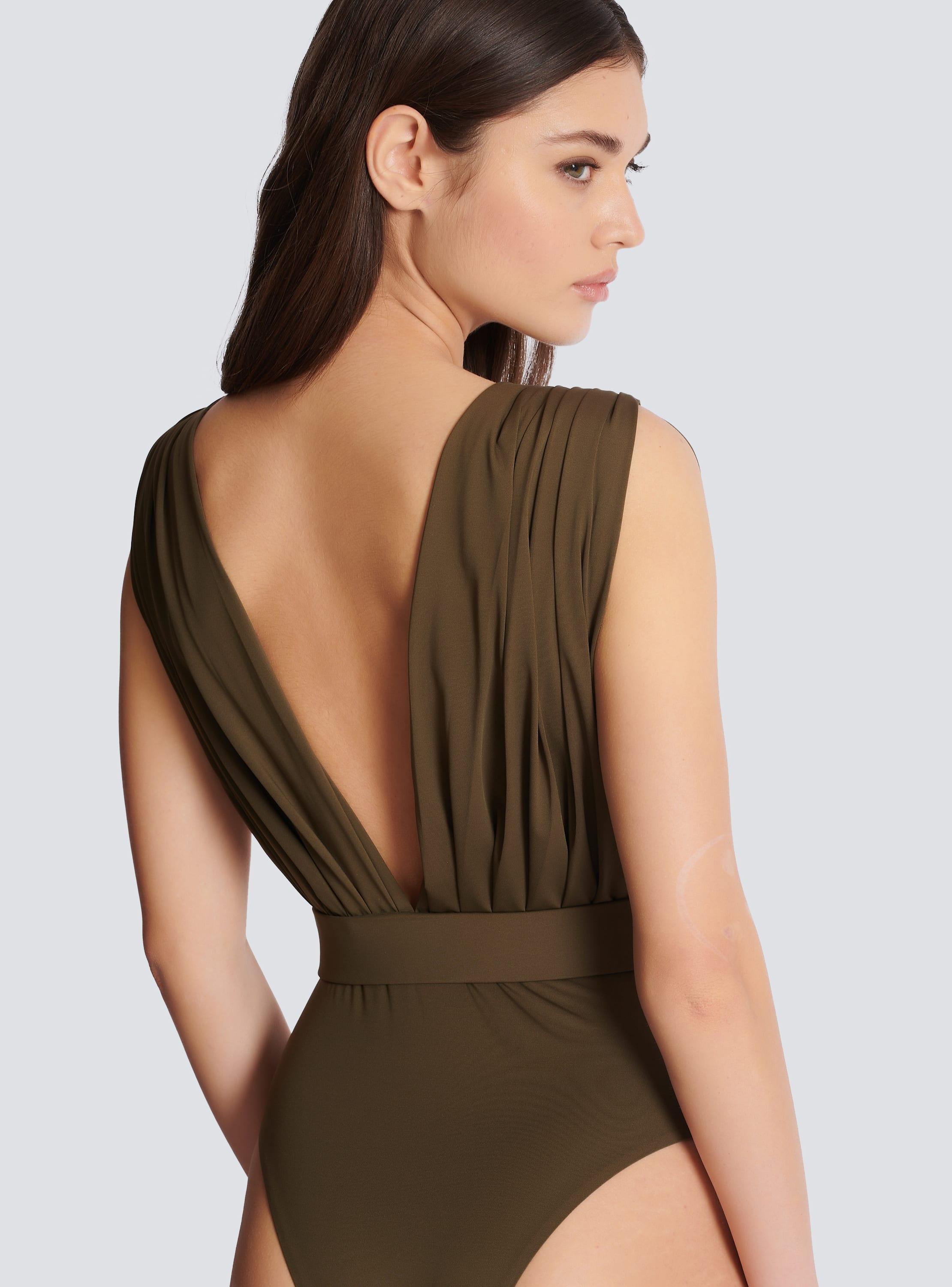 Draped swimsuit Product Image