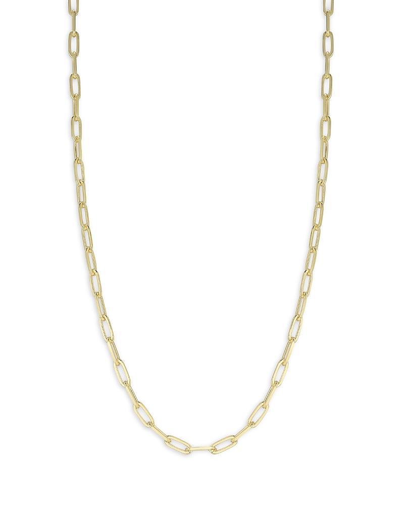 Milanesi And Co 18K Gold Plated Sterling Silver Paperclip Chain Necklace, 20 Product Image