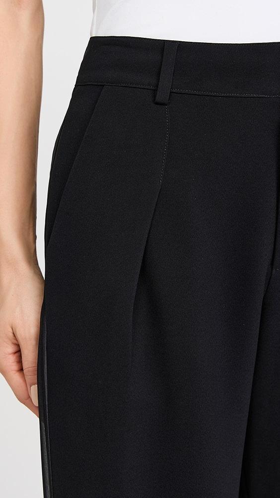 La Ligne Pleated Trousers With GGT Side Stripe | Shopbop Product Image