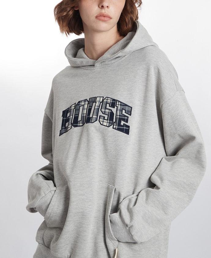 Drop Shoulder Lettering Oversized Hoodie Product Image