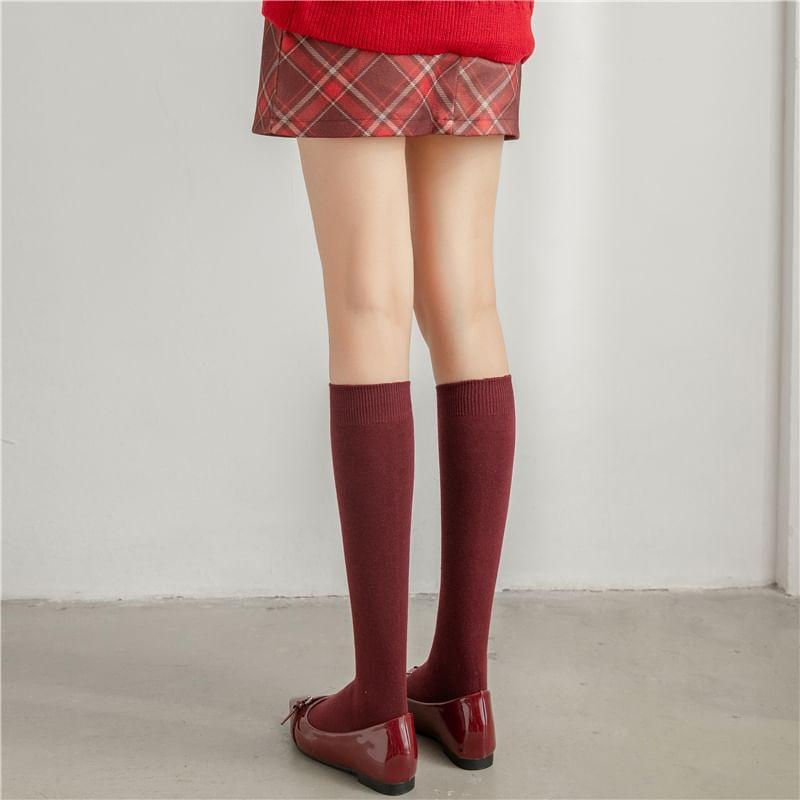 Plain Over-The-Knee Socks / Knee High Socks Product Image