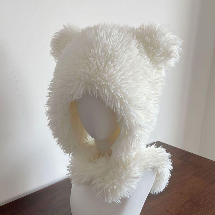 Plain Ear Fluffy Hat Product Image