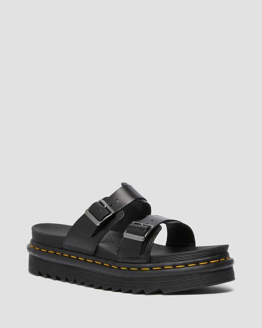 Dr. Martens Myles Slides Black 6 Product Image