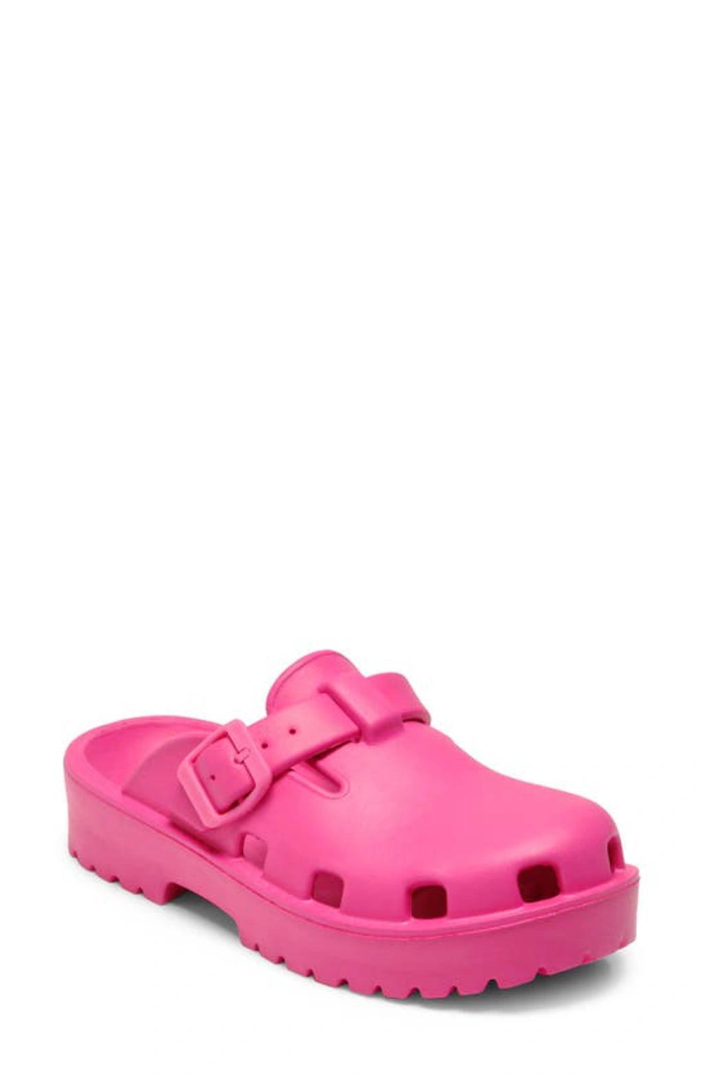 Karlie Buckle Clog In Pink Product Image