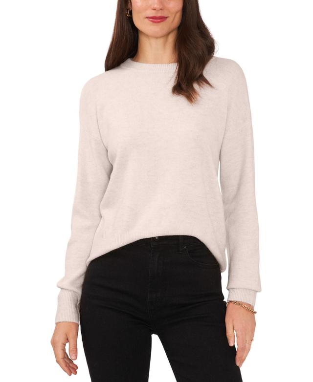 1.state Womens Long Sleeve Cozy Wrap Back Sweater Product Image