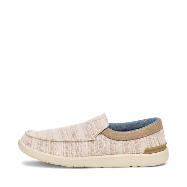 Sanuk Hangout Lite Stripe (Oat Stripe) Men's Shoes Product Image