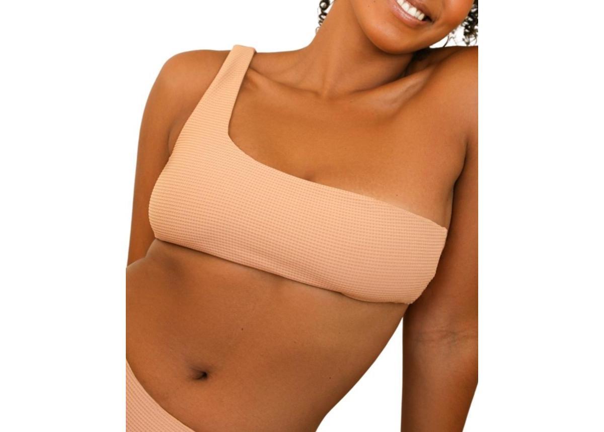 Dippin Daisys Womens Eco Cali Asymmetrical Bikini Top Product Image