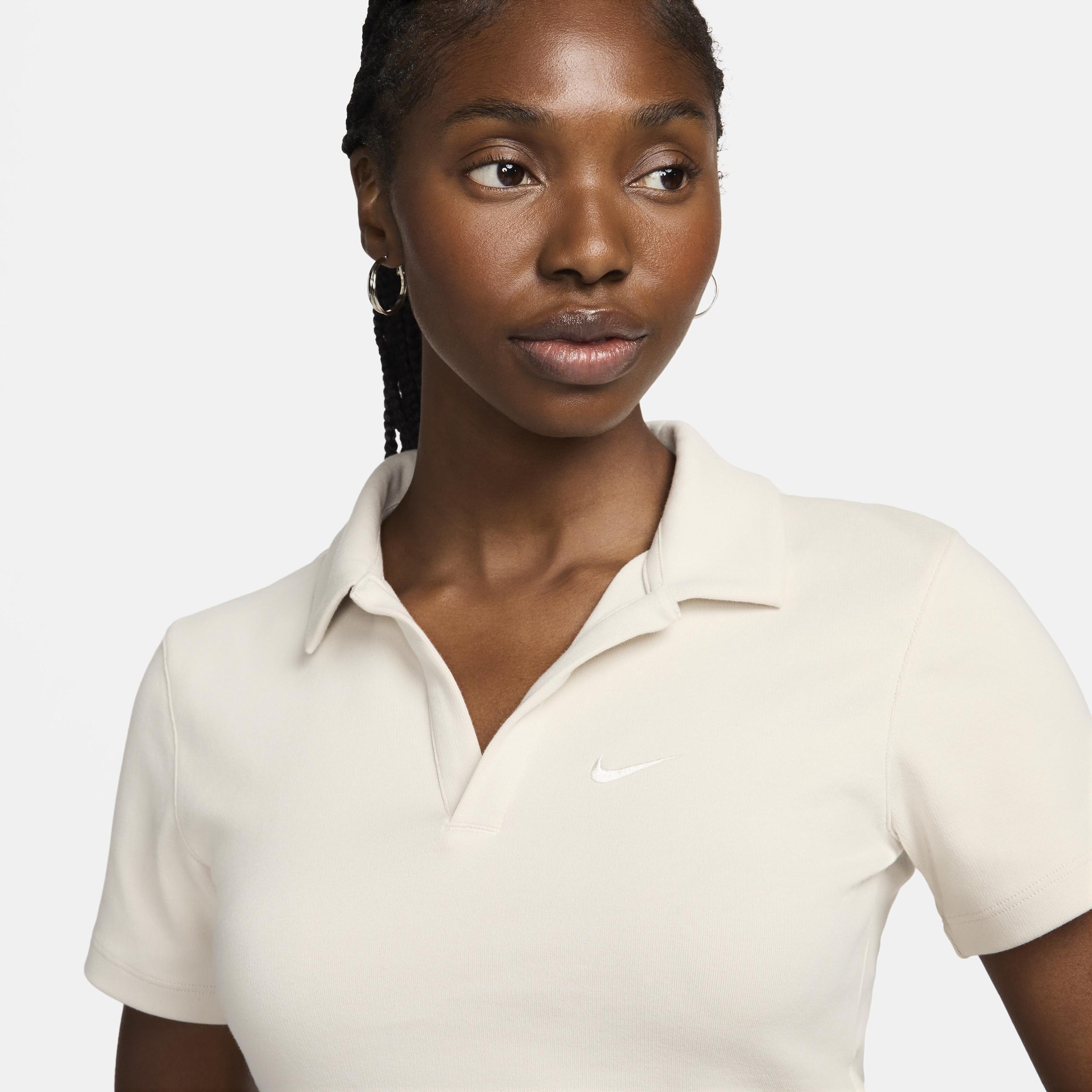 Nike Sportswear Essential Women's Short-Sleeve Polo Top Product Image