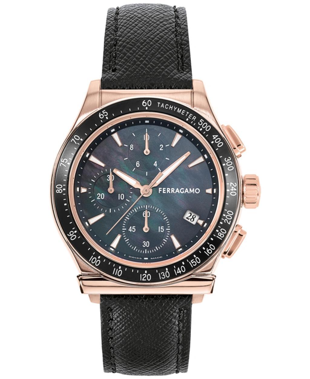 FERRAGAMO 1927 Chronograph, 38mm In Black Product Image