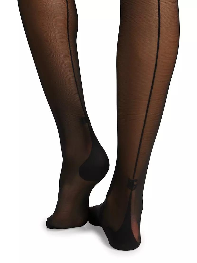 Logo Back-Seam Tights Product Image