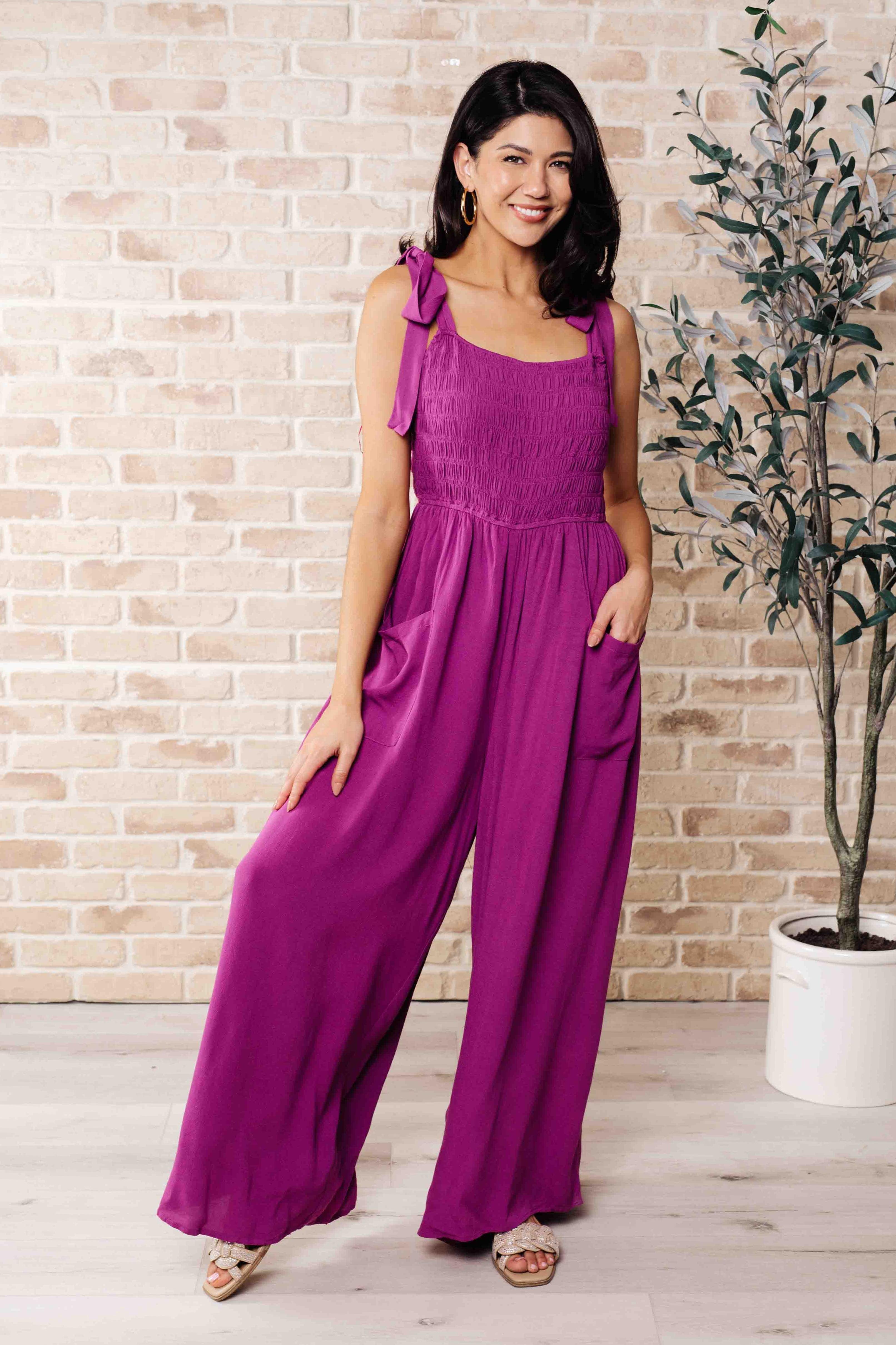 Social Graces Wide Leg Jumpsuit Product Image