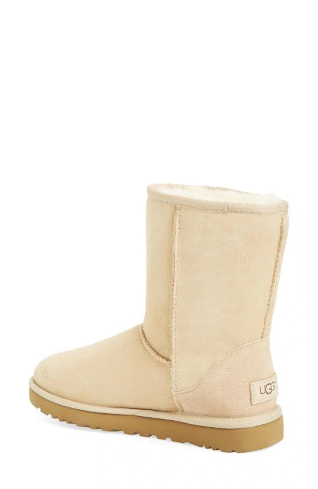 Classic Ii Genuine Shearling Lined Short Boot In Sand Product Image