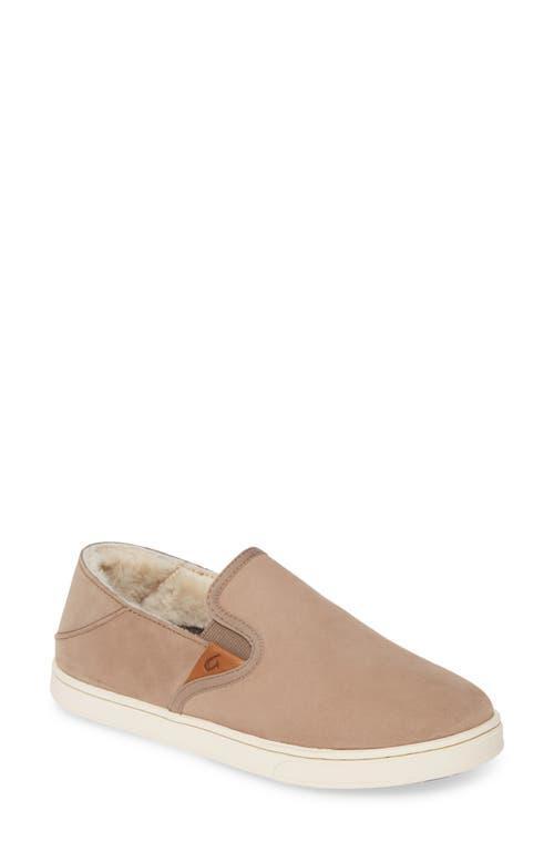 OluKai Pehuea Heu Genuine Shearling Slip-On Sneaker Product Image