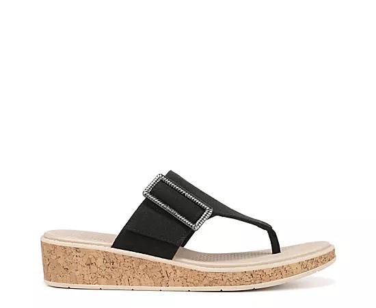 Bzees Womens Bay Low Wedge Sandal Product Image