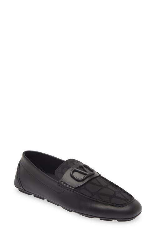 Mens VLogo Signature Driving Shoes In Calfskin Product Image