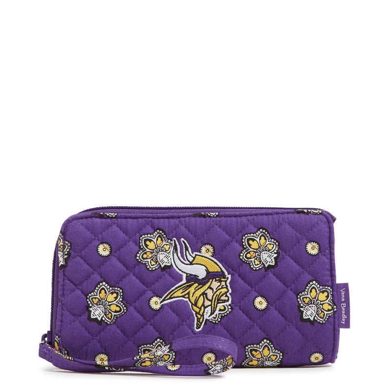 Vera Bradley NFL RFID Front Zip Wristlet Women in Minnesota Vikings Bandana Product Image