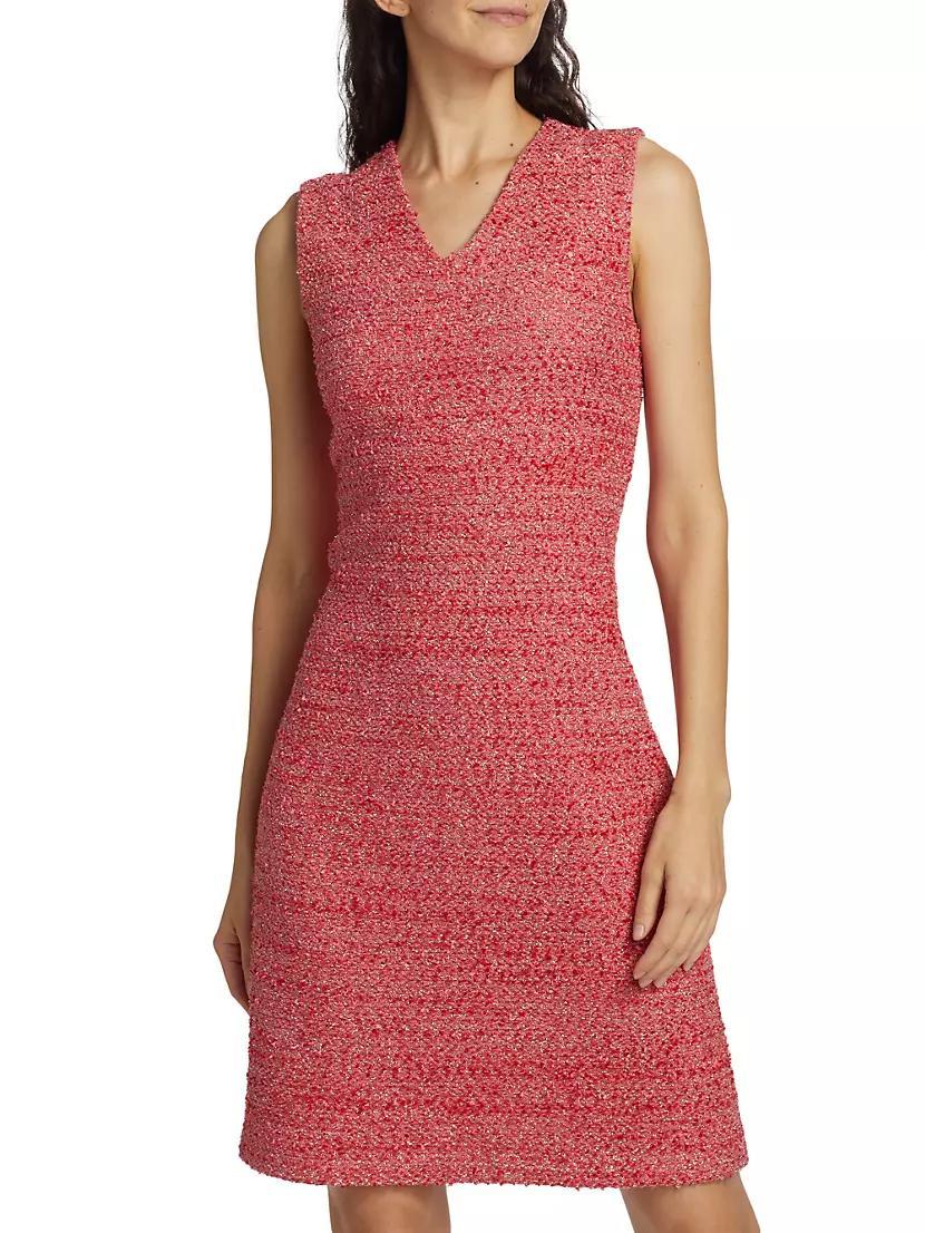 Evening Tweed Sleeveless Dress Product Image