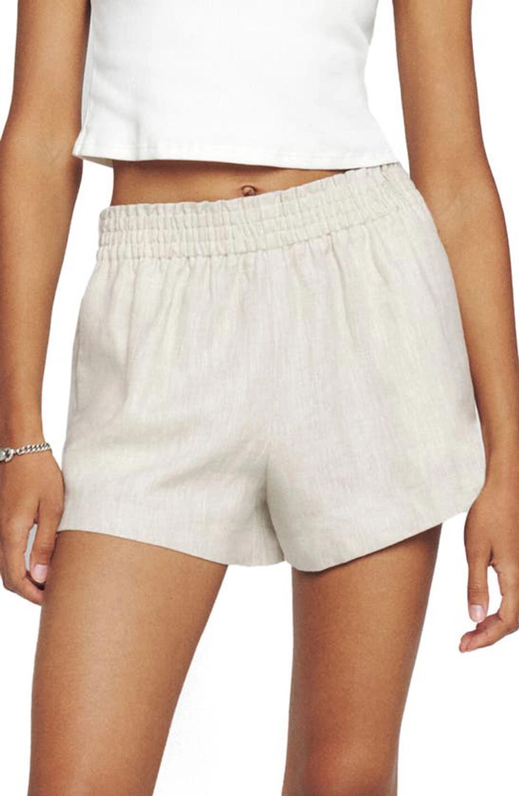 Nashville High-waisted Shorts In Neutrals Product Image