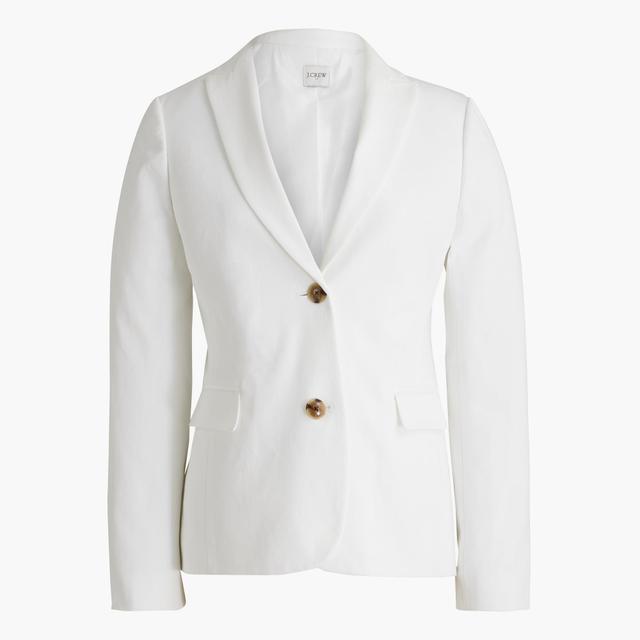 Cotton-blend two-button blazer Product Image