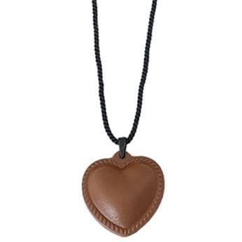 Heart Pendant Cord Necklace Product Image