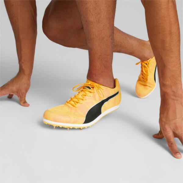 PUMA evoSPEED Star 8 Men's Track Spikes Shoes in Sun Stream/Sunset Glow/Black Product Image