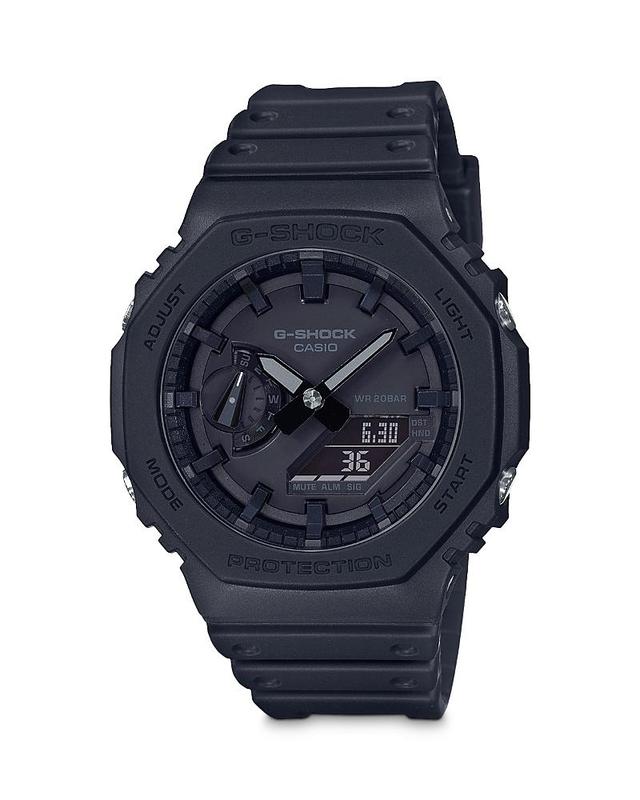 Men's Casio G-Shock Classic Black Resin Strap Watch with Black Dial (Model: Ga2100-1A1) Product Image