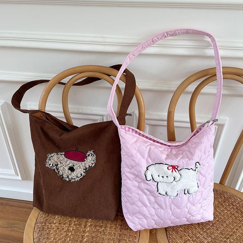 Animal Applique Quilted Tote Bag Product Image