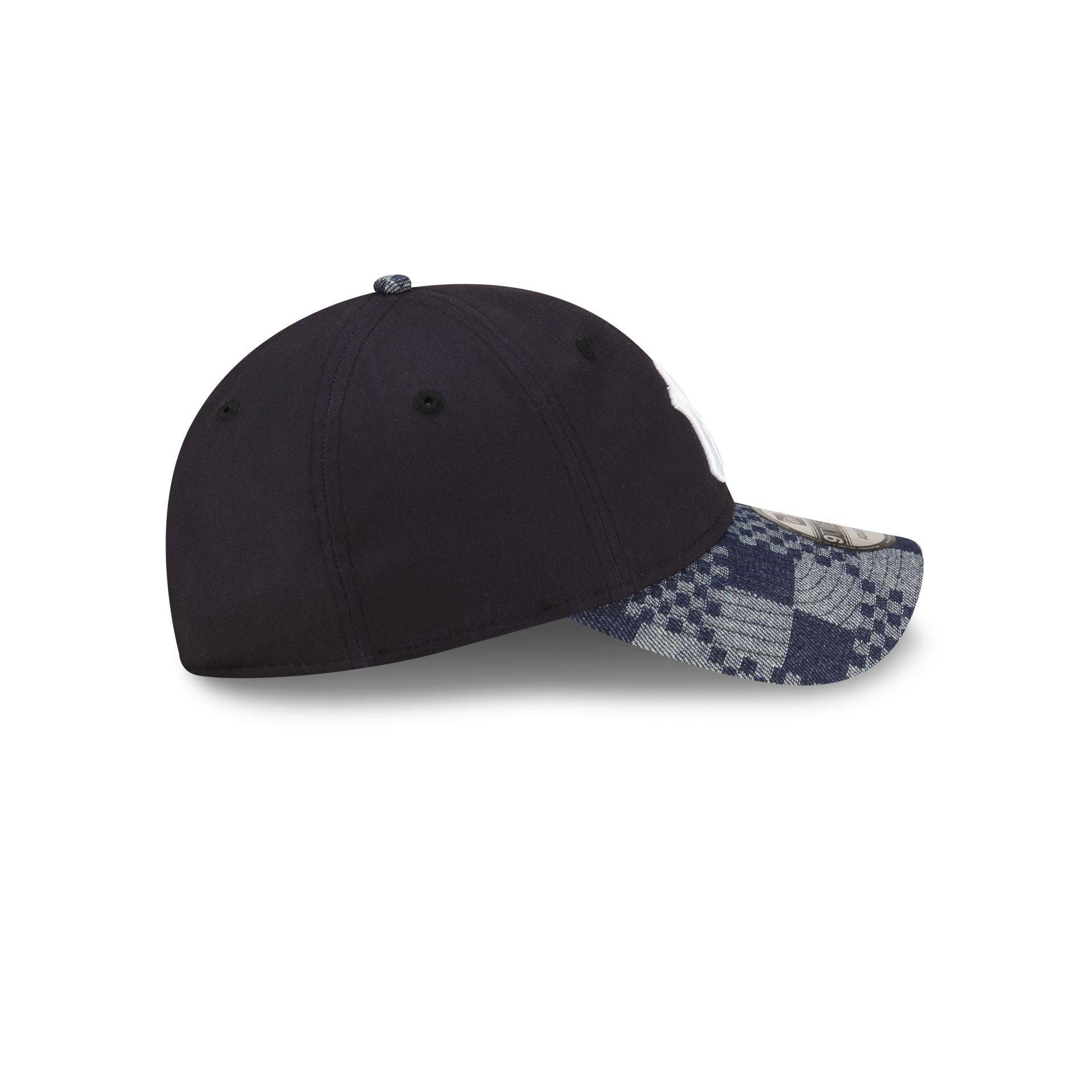 New York Yankees Pattern Denim 9TWENTY Adjustable Hat Male Product Image