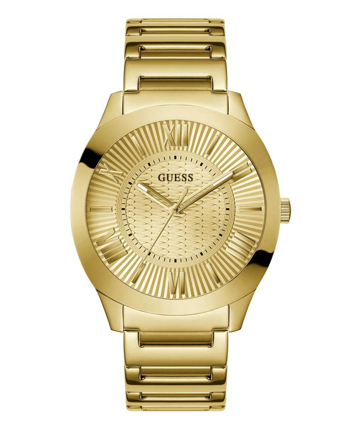 Guess Mens Analog Gold-Tone 100% Steel Watch 44mm Product Image