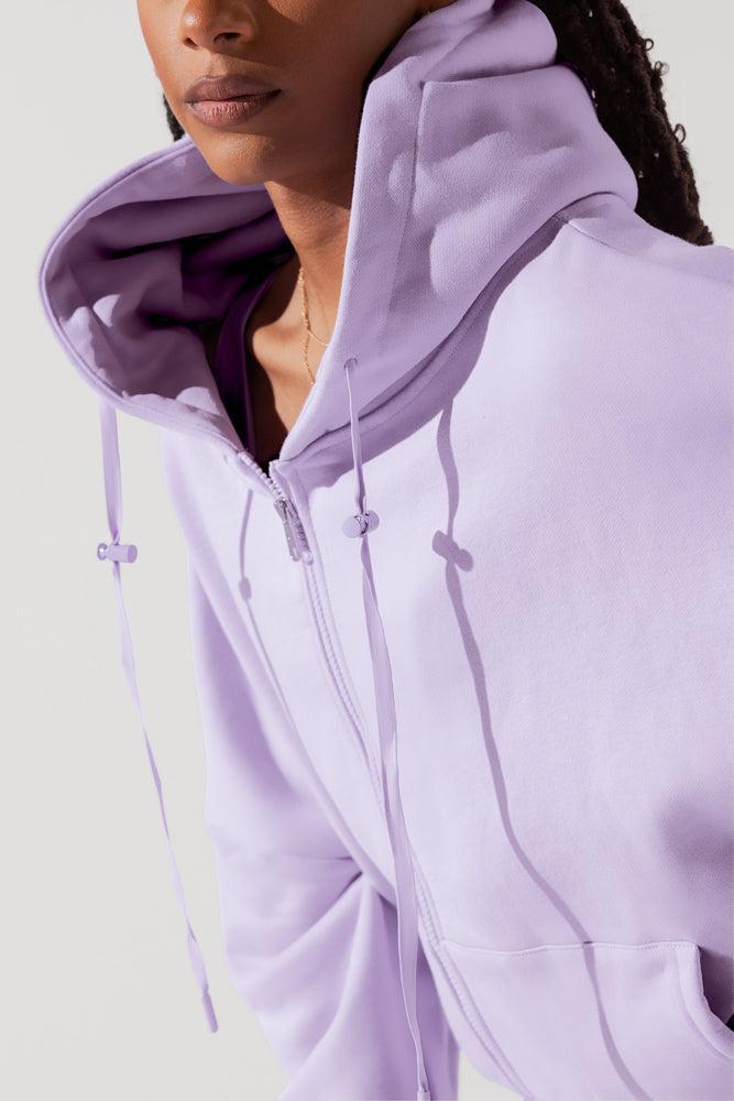 Zip Cloud Hoodie - Seashell  Product Image