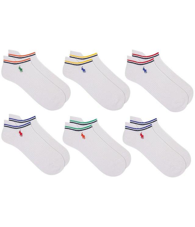 Polo Ralph Lauren Varsity Stripe Low Cut Socks 6-Pack Product Image