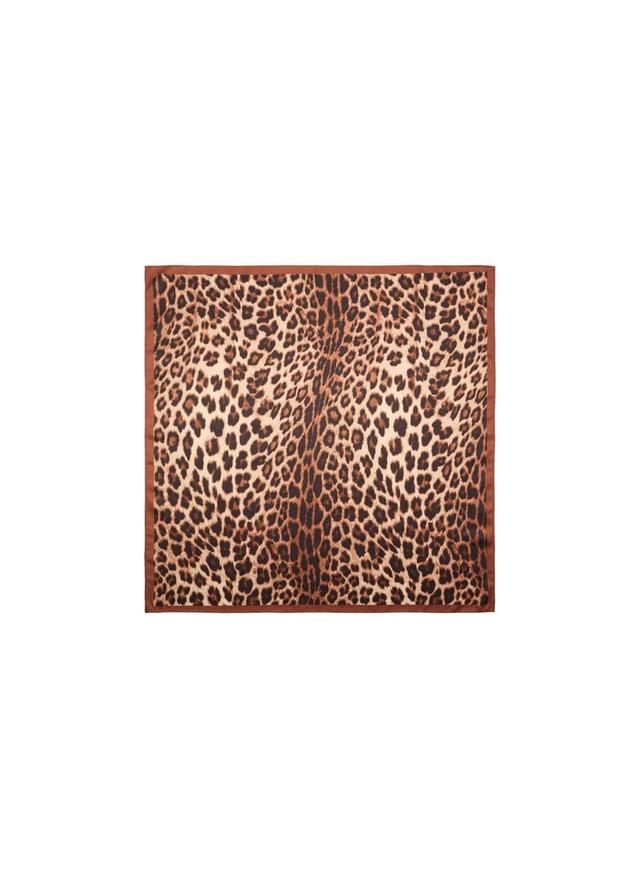 MANGO - Leopard printed scarf - One size - Women Product Image