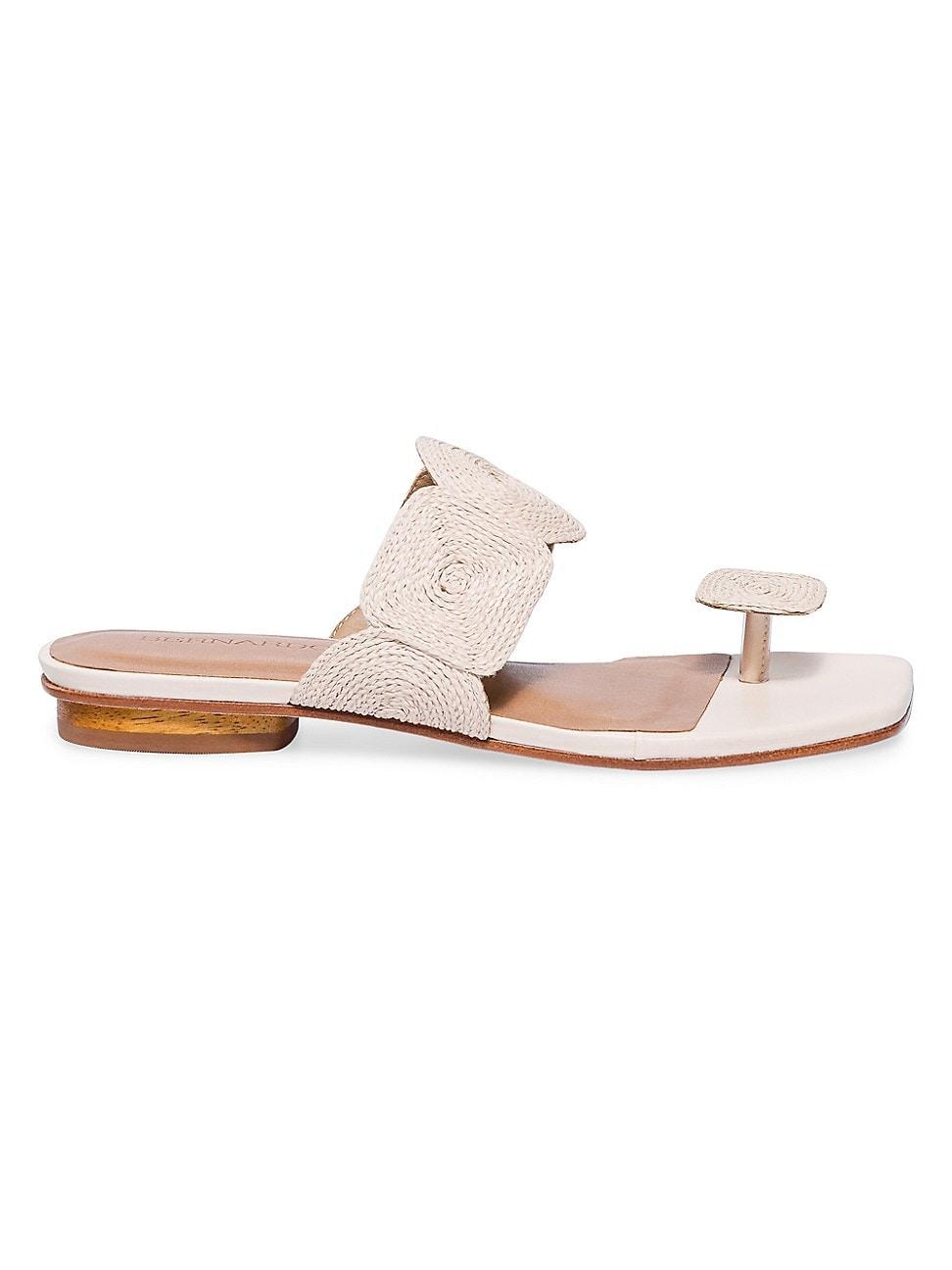 Womens Palermo Raffia Slip-On Sandals Product Image