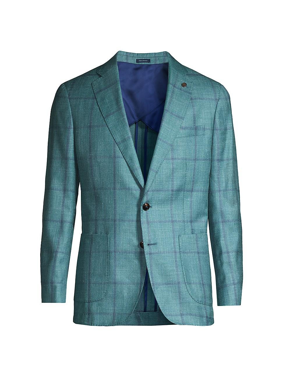 Mens Crown Crafted Creston Windowpane Sport Jacket Product Image