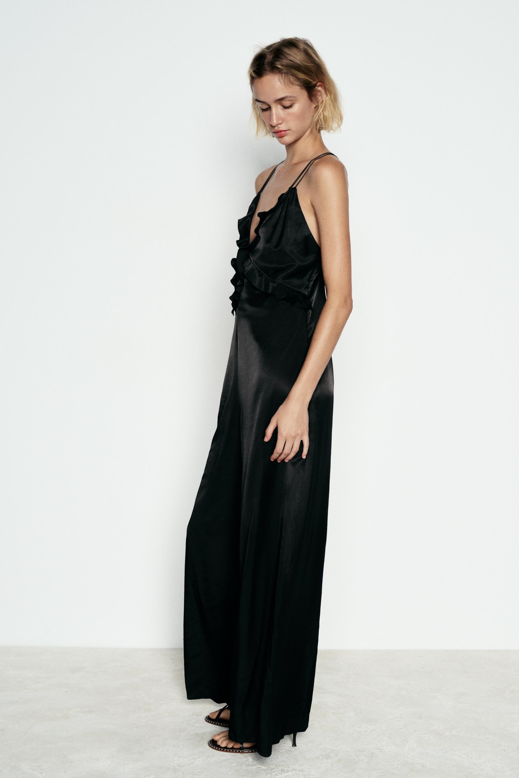 WIDE FIT RUFFLED JUMPSUIT Product Image