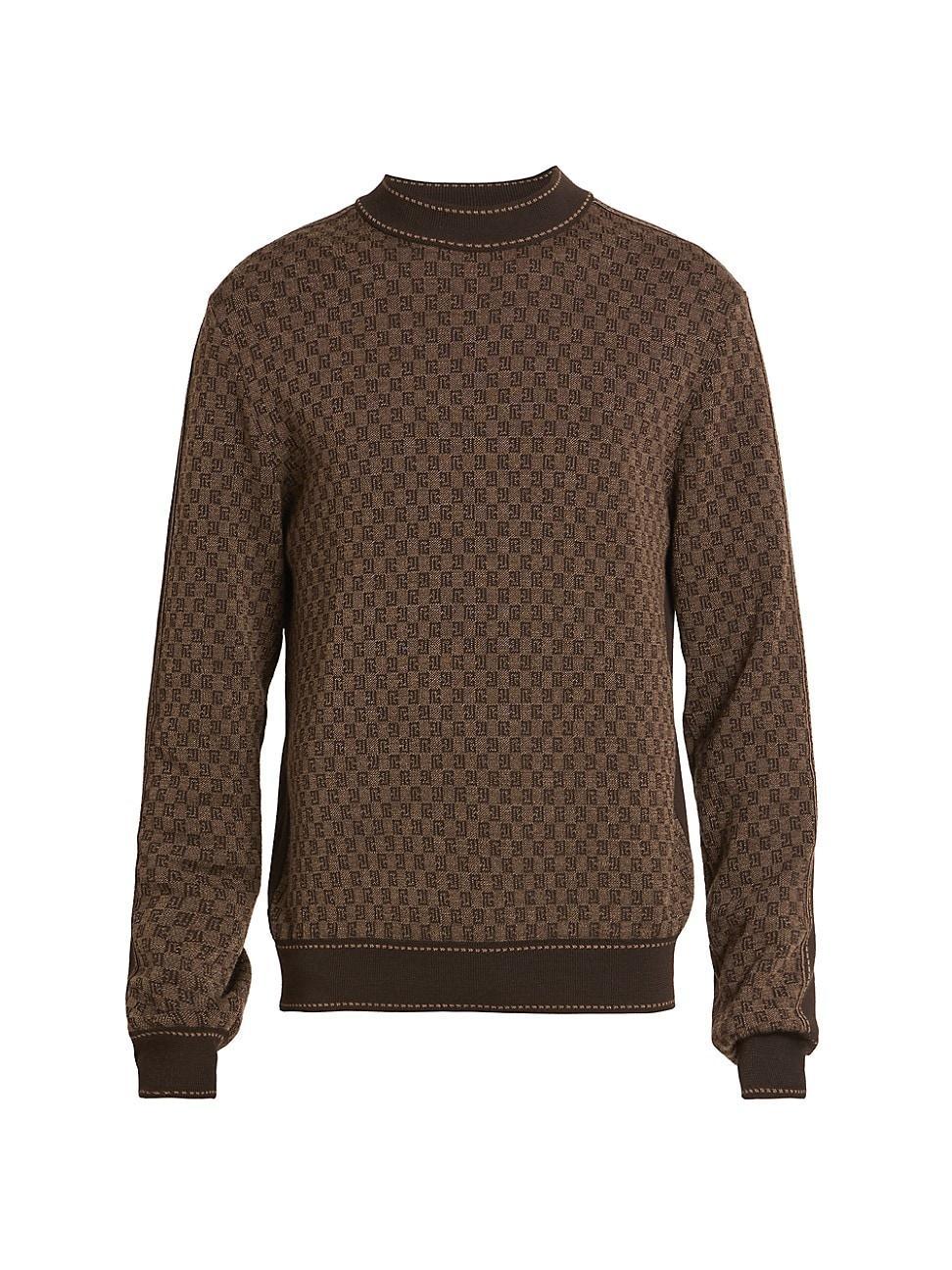 Mens Logo Print Wool Sweater Product Image