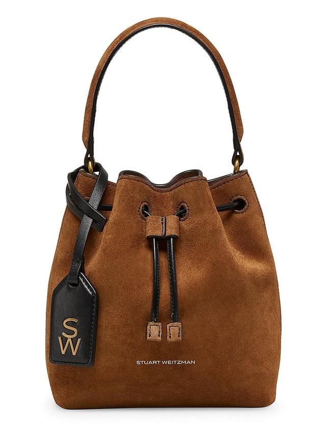 Womens Mini Rae Suede Bucket Bag Product Image