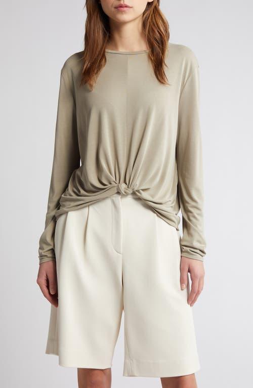 Womens Jenna Knotted Long-Sleeve Top Product Image