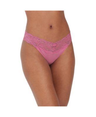 Women's Goddess Lace Trim Thong Product Image