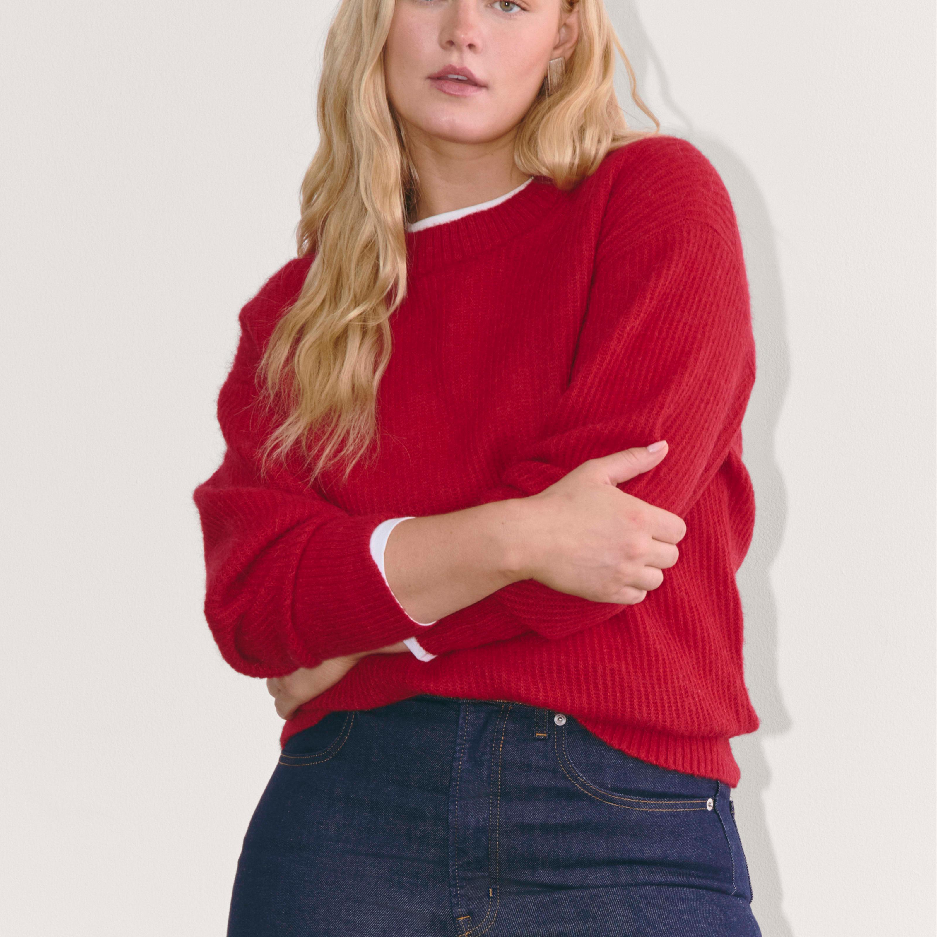 Womens Cocoon Crew in Alpaca Sweater by Everlane product image