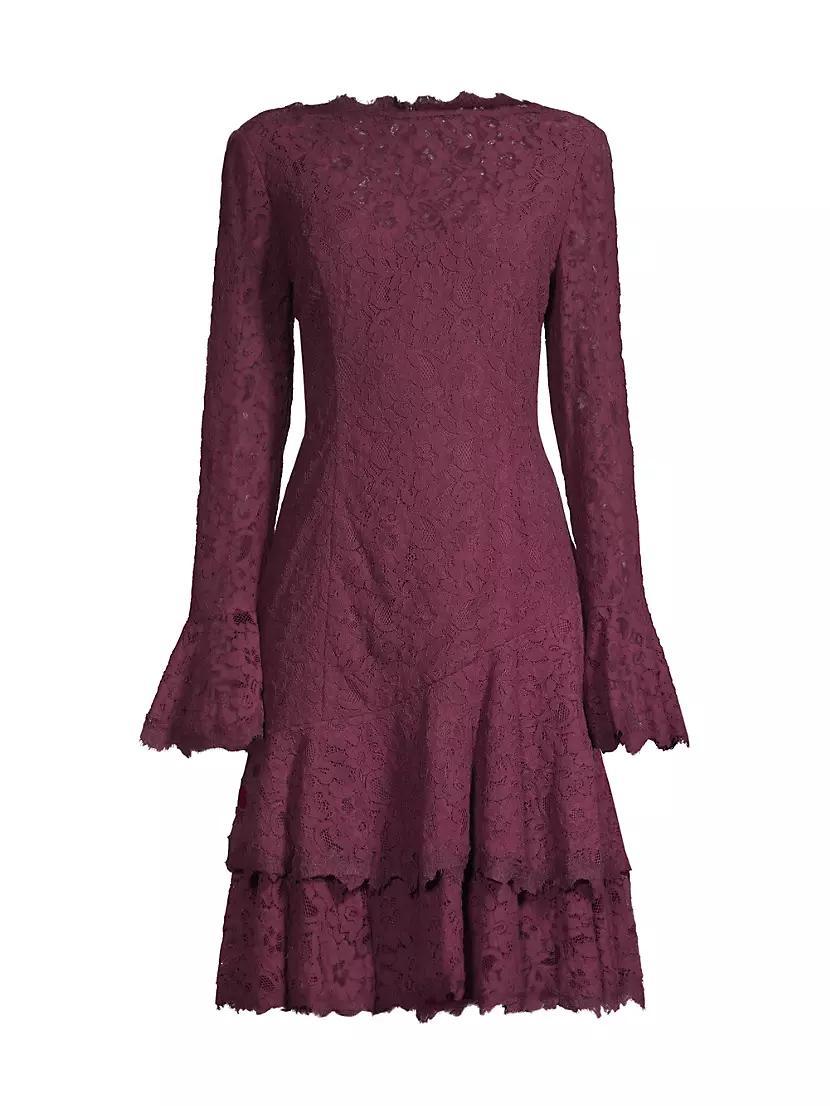 Tiered Flounce Lace Dress product image