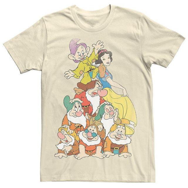 Disneys Snow White & the Seven Dwarves Mens Squad Stack Tee Product Image